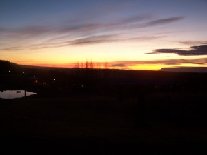 Sunset at Solheimar