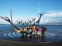 Reykjavik Viking Boat Sculpture