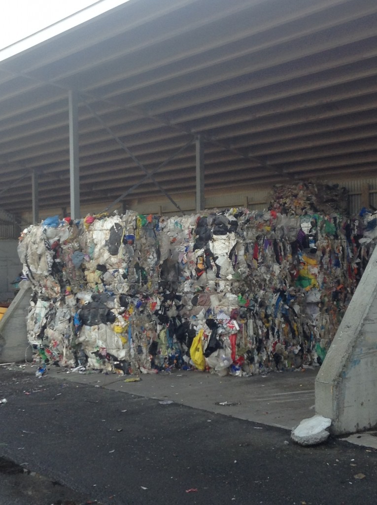 A very small section of SORPA's main waste management center. 