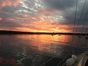 Sunrise over Port Judith, RI
