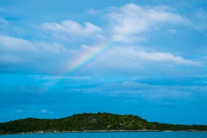 Rainbow over Norman's Pond